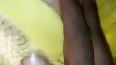 Telugu Yellow saree aunty