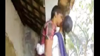 Indian outdoor sex clip of village cutie in uniform