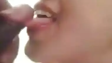 Punjabi big boobs aunty giving hot blowjob