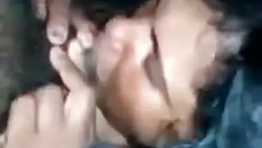 Desi big boob aunty sucking lover cock