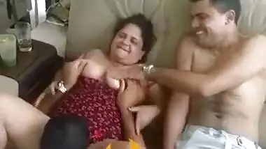 two boys enjoying with bhabhi