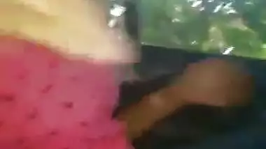 Hot Telugu randi sucking penis inside car