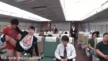 Japanese Porn Showing Horny Air Hostess Banged In Flight