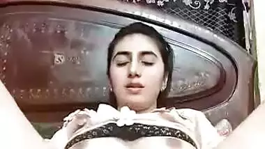 Beautiful Muslim girl showing her sexy white pussy