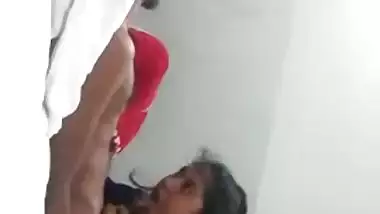 MMS video where Desi girl blows mustached boyfriend's XXX finger