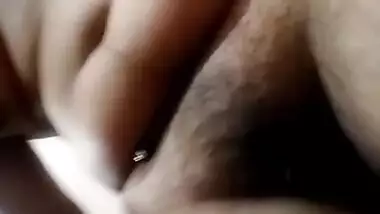 Bangladeshi Married Wife Smoking While Pressing Boobs And Showing Pussy In Bathroom