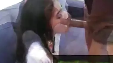 Indian Chick loves to suck black cock