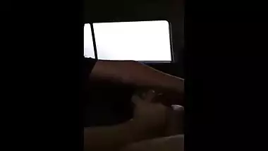 NRI girl passionate sex with University boyfriend in car!