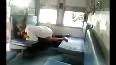 Indian maid getting fucked by owner in train