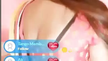 Desi big boobs bhabi live on tango