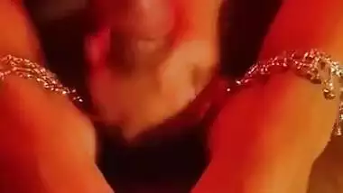 Indian Wife Gives Footjob And Handjob On Wedding Night