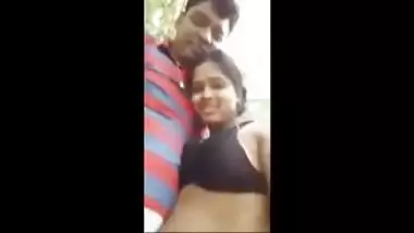 22 gf boobs out press hard outdoor