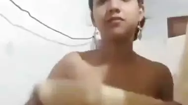 Beautiful girl stripping sari