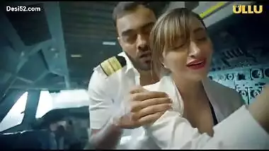 Pilot Having Hard Ride With Air Hostess