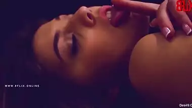 Desi model gives delight to viewers shaking her small tushy and tits