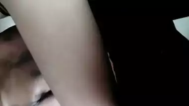 Indian BF licking and fingering pussy of GF