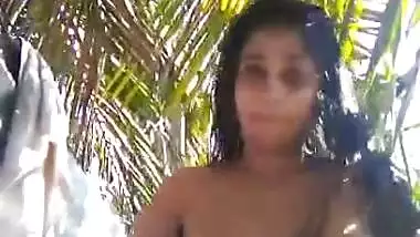 Shy and cute kerela girl showing part 1