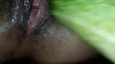 cucumber and dildo fucking 