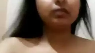 Guy is keen to see Indian lover's boobies and he obtains such a chance