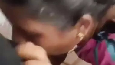 Tamil maid boobs show and blowjob to house owner