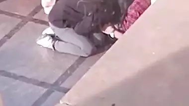 Blowjob in university