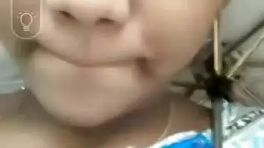 Cute Tamil Girl Showing Her Boobs