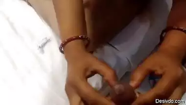 Bhabhi Helping Boss Wearing Condom