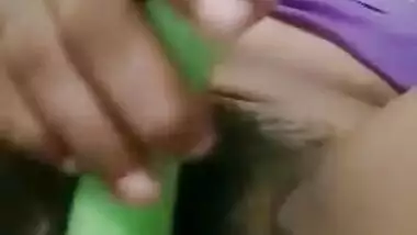 Indian Brinjal Sex Toy Masturbation