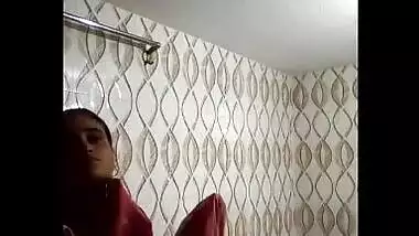 Desi Bhabhi Changing bathroom