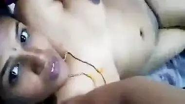 Desi village wife selfie video