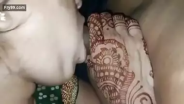 Newly married bhabhi blowjob