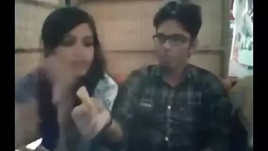 Bangladeshi Bf& GF in restaurant