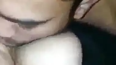 Hardcore Desi boob sucking and pressing