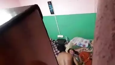 Desi hostel room hidden cam