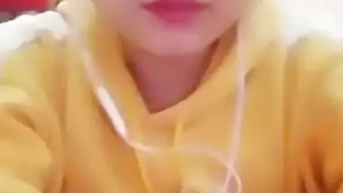 Very cute girl video call