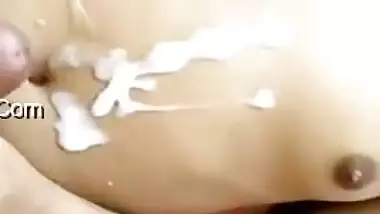 Today Exclusive- Hubby Cum On Wife Body