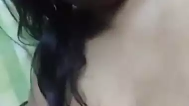 Busty Bangla wife boob show MMS movie