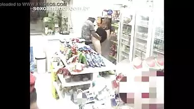 Store Owner Having Anal Sex Recorded In CCTV Camera