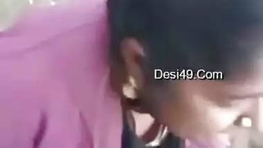 Desi Randi Outdoor Blowjob