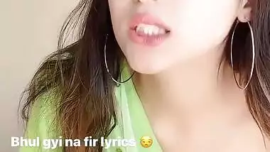 Beautiful girl live show app video 4