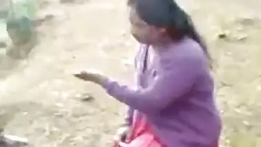 Himachal Couple caught fucking outside!!.