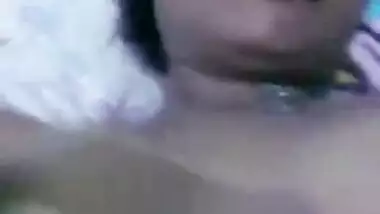 Busty Desi Girlfriend Masturbates