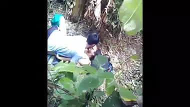 Newly wed couple enjoy outdoor sex on their honeymoon