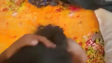 Girl gives a desi blowjob to her cousin secretly