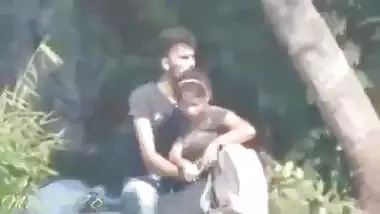 Desi College Girl Sucking Dick Of Lover In Public Place