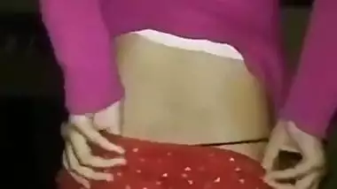 Cute Indian Girl Showing Ass