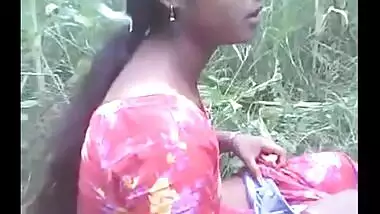 Village girl outdoor sex with lover