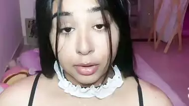 Accidental nipple slip of Tango video call sex girl