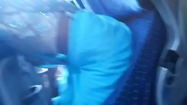 Desi boob show in Hyderabad bus