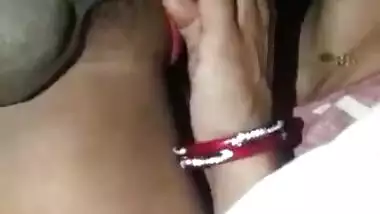 Sexy and cute desi wife sucking cock